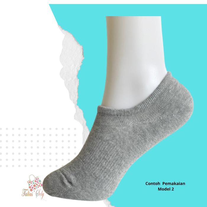 3 Pasang Kaos Kaki Pendek Wanita Bawah Mata Kaki Hidden Socks Japan Style UNQ