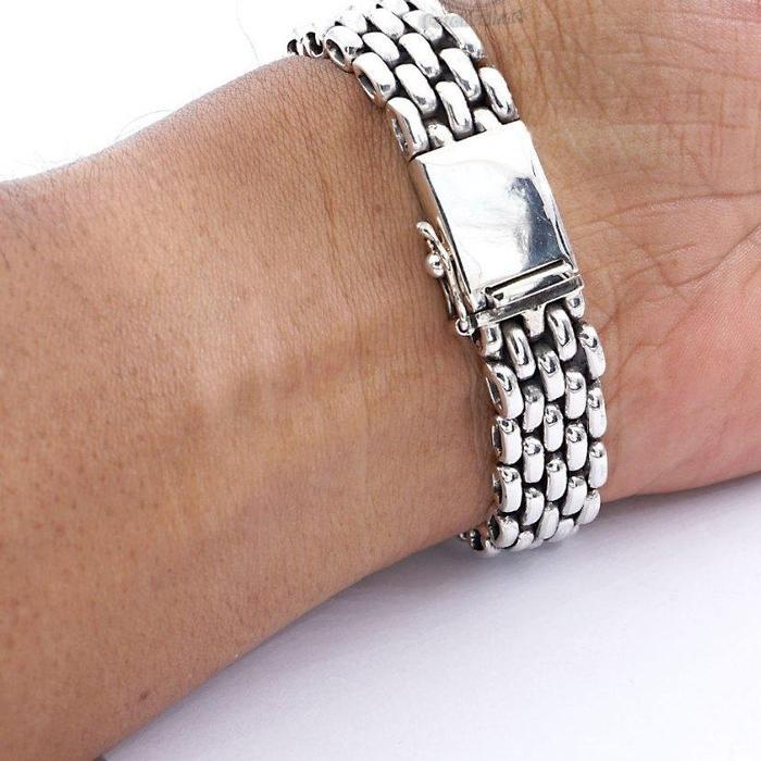 Gelang Pria Perak 925 Sterling Silver Olexander