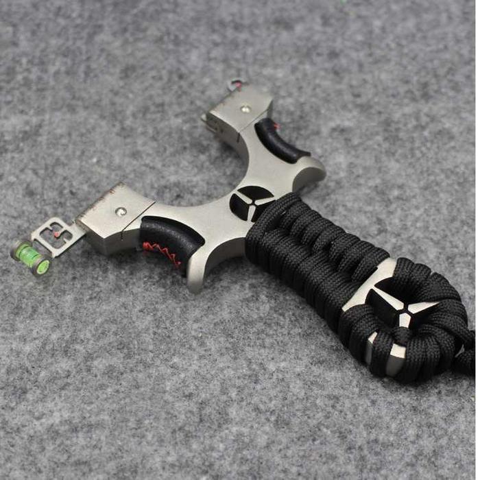 Ketapel Mercedes Komplit Karet, Laser, Kotak, Bola Besi