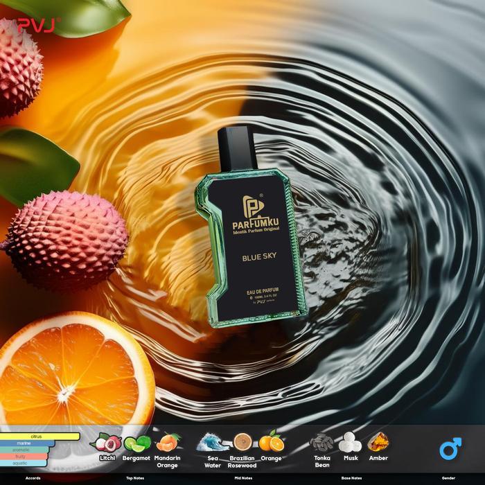 Pvj Parfumku Blue Sky Eau De Parfum For Men Outdoor