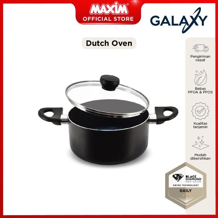 Maxim Galaxy Panci Teflon Anti Lengket 20cm Dutch Oven
