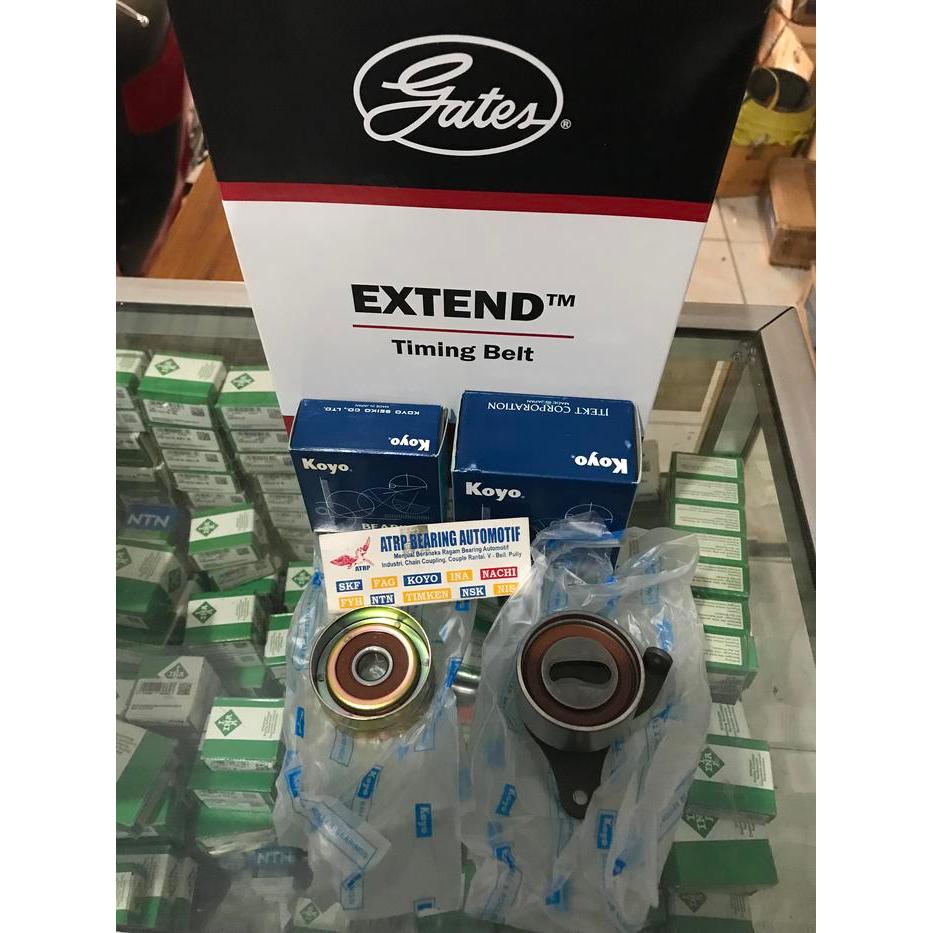 Timing Belt Set Bearing Toyota Starlet Kotak 1000 Cc Ep70 Ep80 Gates Original