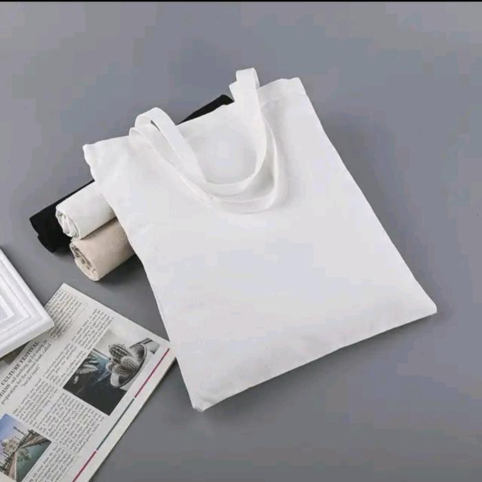 Tote Bag Kanvas Blacu Polos Tote Bag Wanita Totebag Blacu Polos Perempuan Tas Belanja