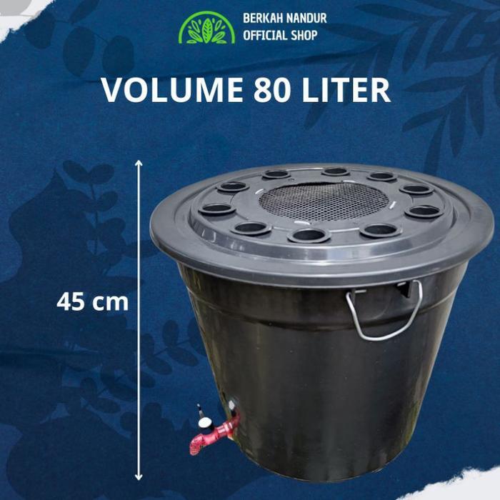 Paket Ember Budidaya Lele dalam Ember 80 Liter