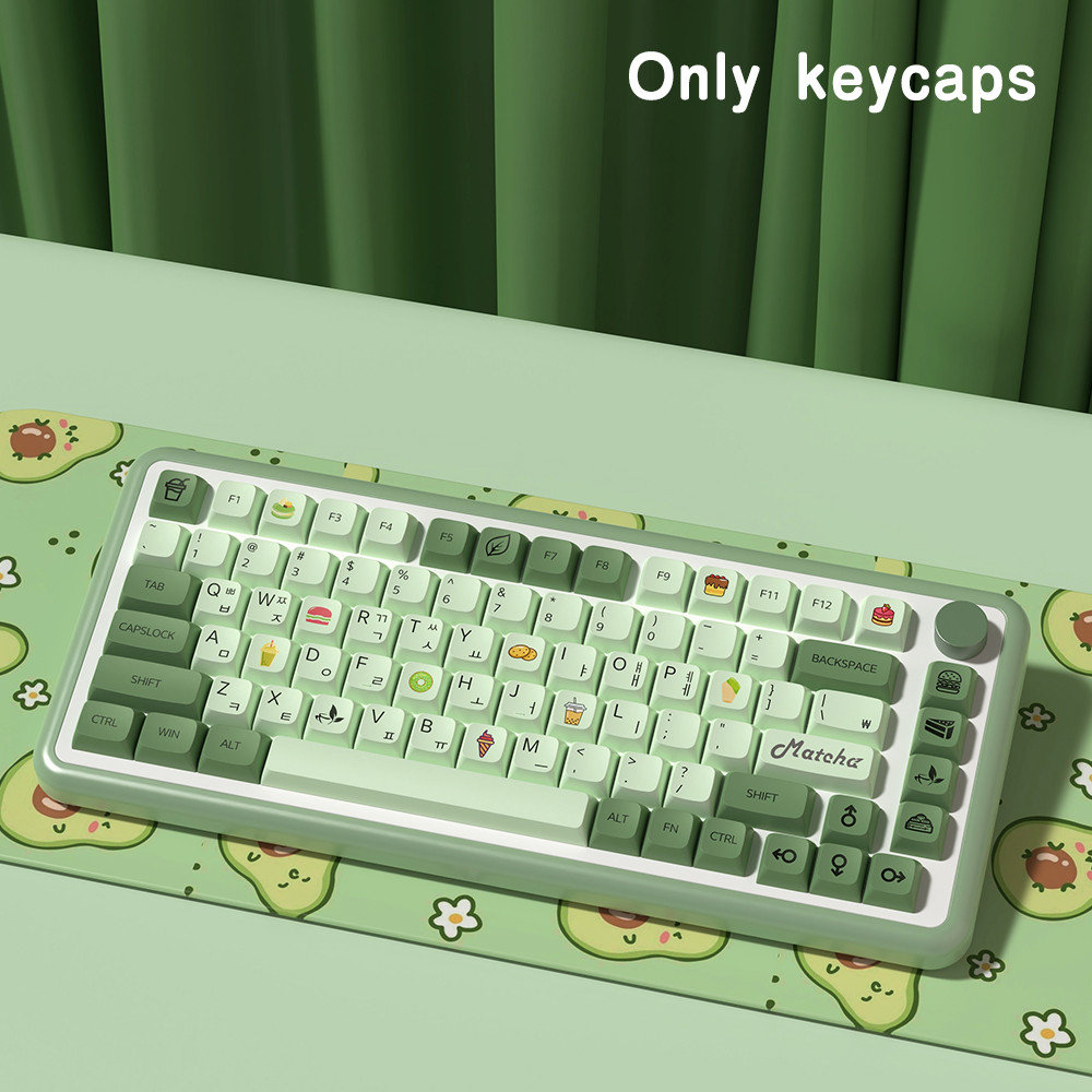 XDA Profile PBT keycaps Brazilian Korean Japanese Russian Spanish French Matcha keycap For
