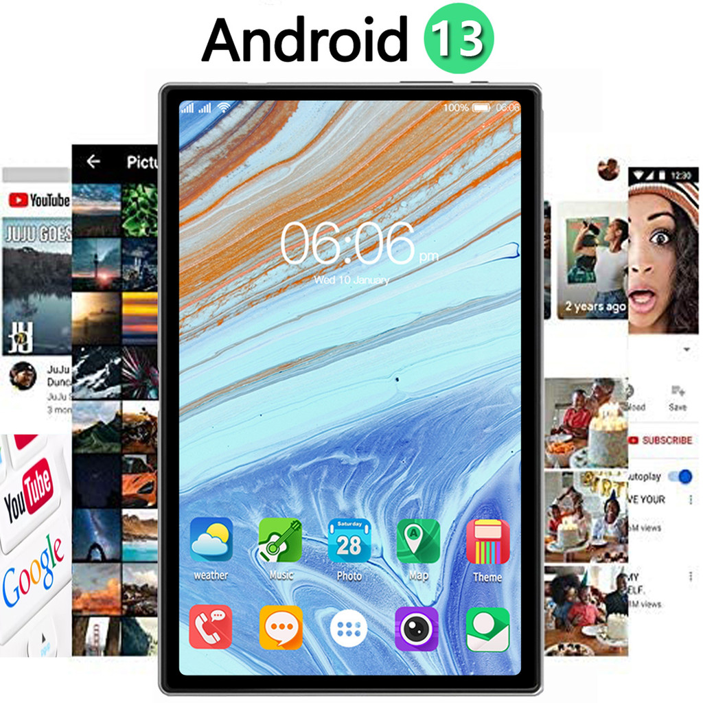 New 10.1 Inch Tablet Pc Octa Core 4GB RAM 64GB ROM Android Tablets WiFi Bluetooth Dual SIM Cards 3G