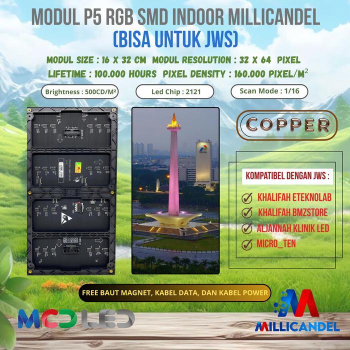 Panel Modul P5 Smd Rgb Full Color Indoor Murah