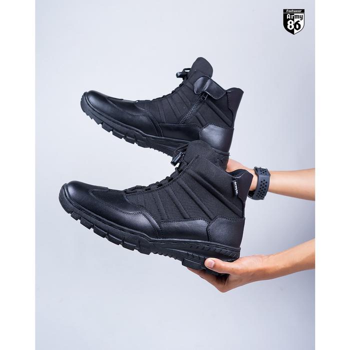 Army 86 Cygnus Sepatu PDL Pendek Boots Shoes Pria