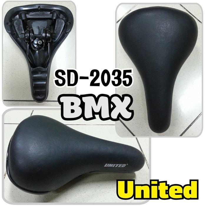 Sadel Sepeda BMX Jumper United 2035 hitam saddle Sepeda