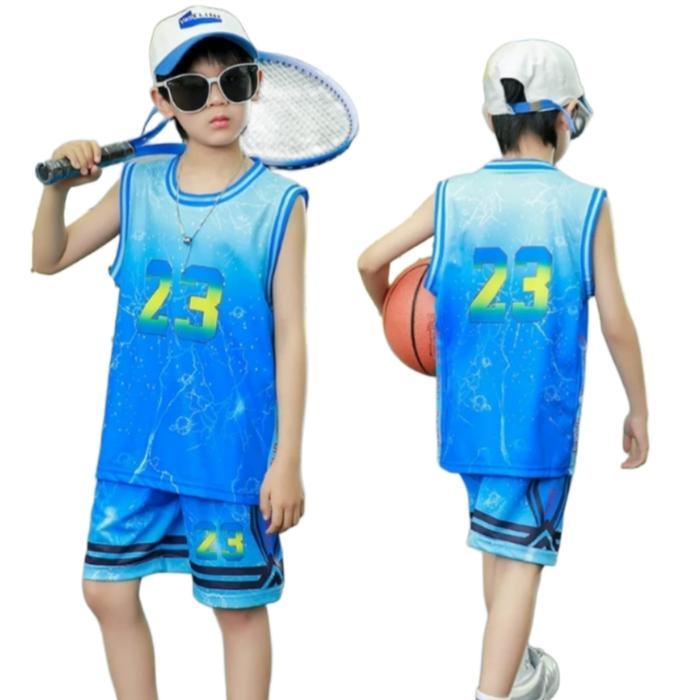 TERBARU JA02 Setelan Jersey Baju Basket Anak Kids Jersey Basketball ORIGINAL