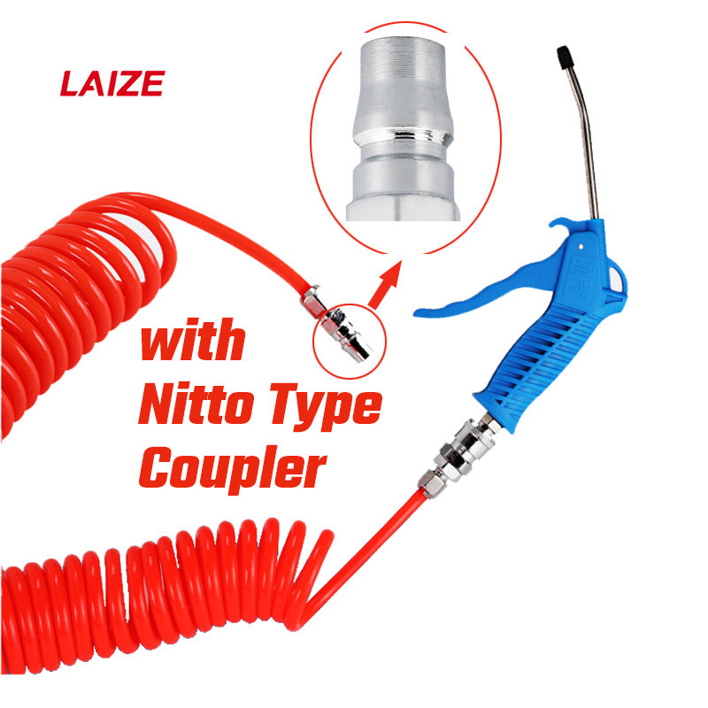 LAIZE DUST GUN & PU AIR COMPRESSOR HOSE KIT SPRING SPIRAL PIPE 8*5MM