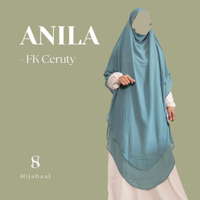 French Khimar ceruty/Anila French Khimar/FK Ceruty by Hijabsal *