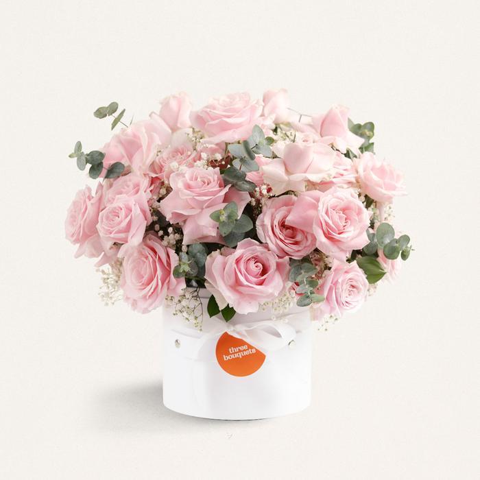 TERBARU Rosie // Flower Bloom Box // Flower Box Only