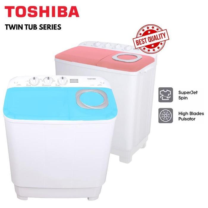 MESIN CUCI TOSHIBA VH-H85MN 2 TABUNG TWIN TUB 85MN VH85MN DEPOK