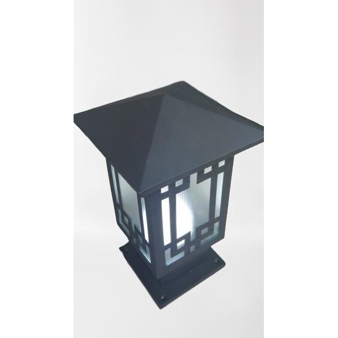 Lampu hias taman pagar pilar minimalis terbaik-Lampu pilar pagar *