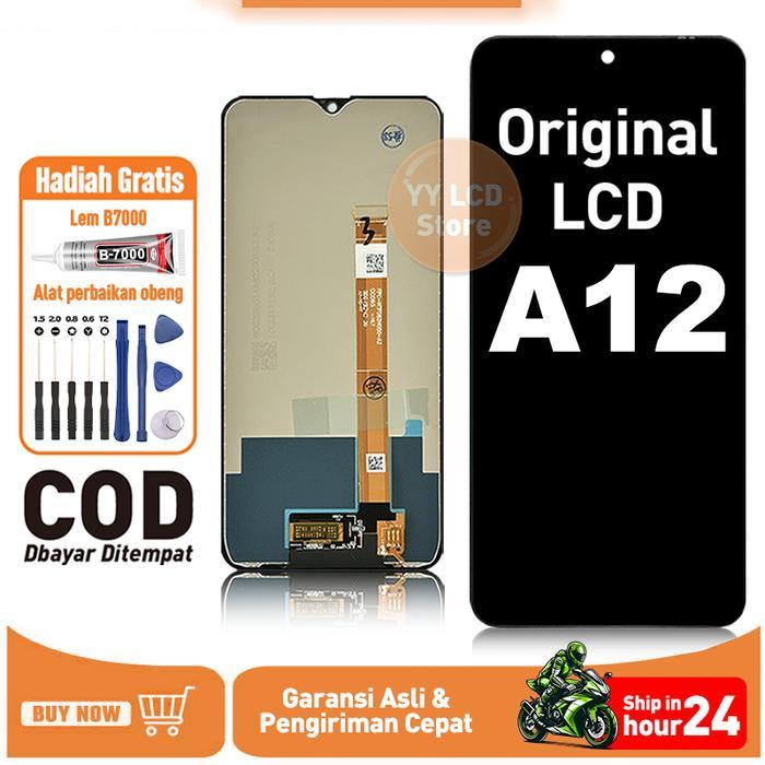 Original LCD For OPO A12 Fullset Touchscreen asli Ori Glass Touch Screen Digitizer *
