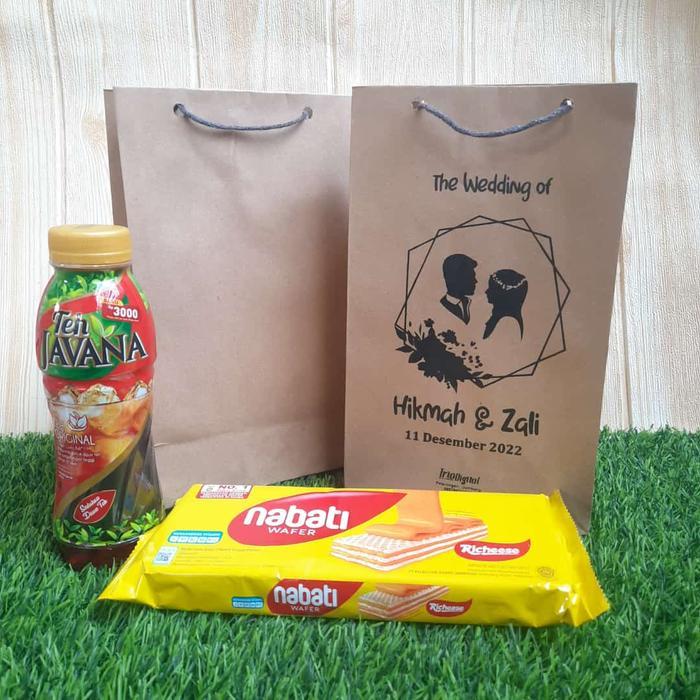 ( Isi 12Pcs) Paperbag Polos Tas Kertas Tas Songgong Tas Hajatan Tbk
