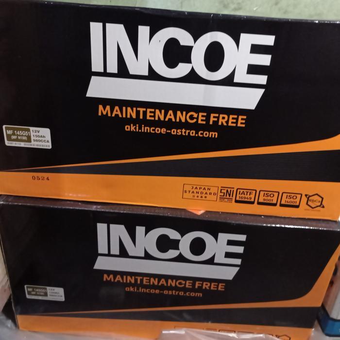 Aki Incoe Maintenance Free N150 Ampere 150 Berkualitas