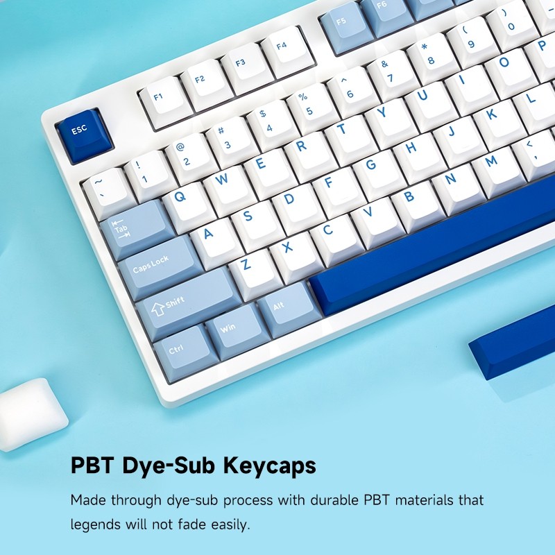 Akko 3108RF Mechanical Keyboard 100% Full Size RGB Cherry/MOA Profile Keycaps 2.4GHz & Wired