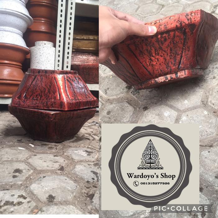 Pot bonsai gerabah