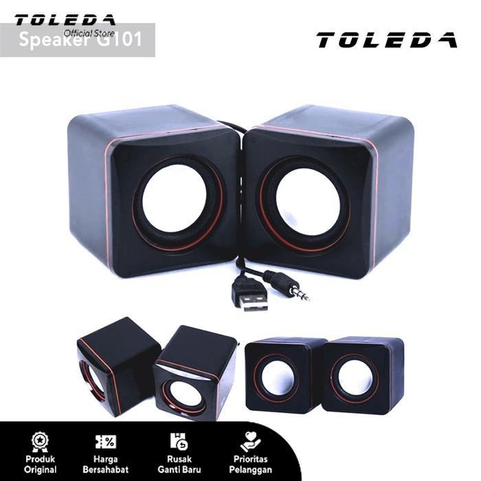 Robot - Speaker Laptop Komputer Hp Pc Notebook Usb Super Bass Free Kepala Charger