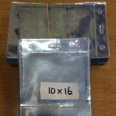 ` Plastik Mika bening Kertas Panitia Name Tag Plastik Id Card Tag Kantong Panitia Mika Cover Kartu