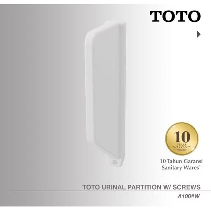 TOTO URINAL PARTITION WITH SCREWS A100 Sekat Urinoar