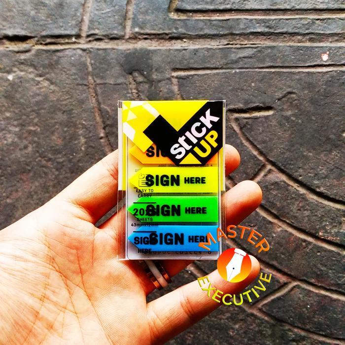 Deli Sign Here 5 Warna / Stick Up Index Tabs / Memo Sticky Notes