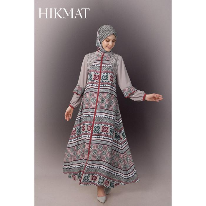Hikmat Fashion Original A9221 Abaya Hikmat Noerbutikmuslim Abaya