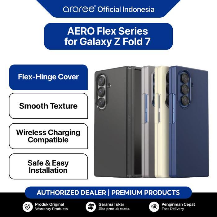 Case Compatible for Samsung Galaxy Z Fold 7 Fold7 ARAREE Aero Flex 360 Hinge Protection Pelindung