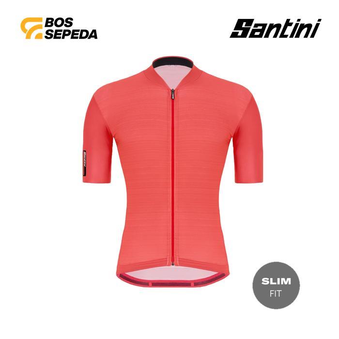 SANTINI COLORE JERSEY SLIM FIT JERSEY SEPEDA ROADBIKE