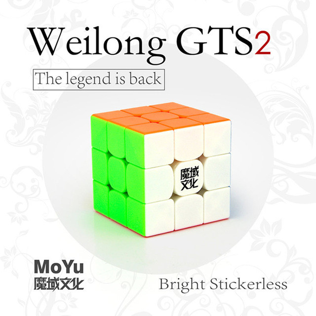 [Picube] MoYu WeiLong GTS2 3X3X3 Magic Cube GTS 2 3x3 Profissional Speed Cube Magico Profissional