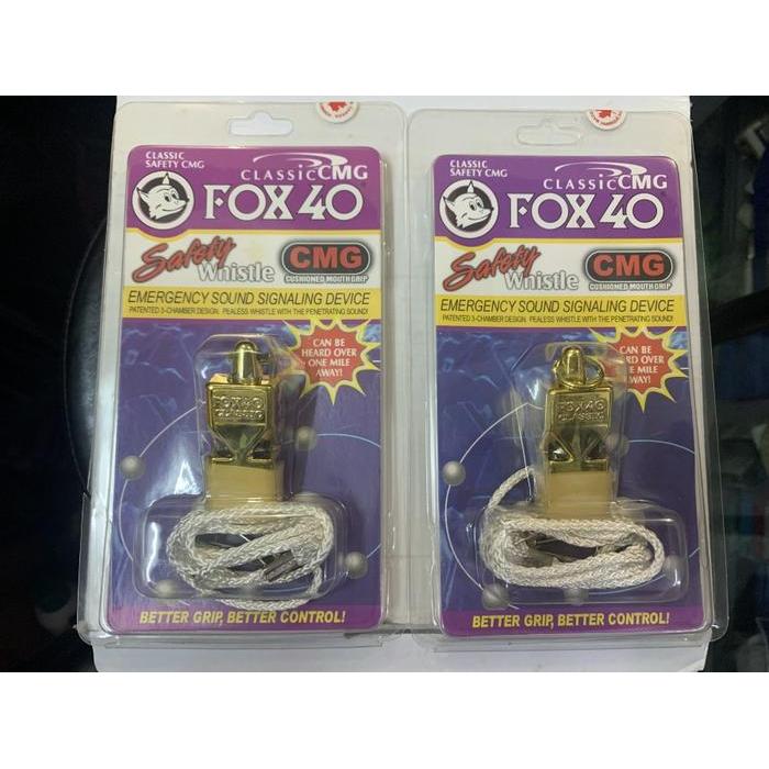 Pluit peluit FOX 40 CMG CROME + Tali