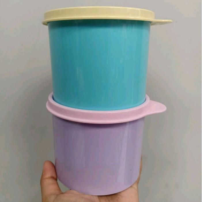 MINI CANISTER 550ML 2PCS ( TOSCA + UNGU ) TUPPERWARE - TOPLES ORIGINAL