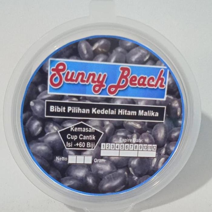 Ready Bibit Pilihan Kedelai Hitam Malika Kemasan CupBenih Kedelai Hitam