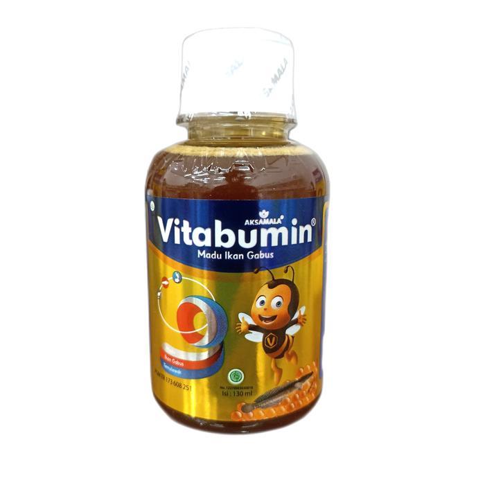 Sedia vitabumin madu ikan gabus 130ml-madu vitabumin plus ikan gabus