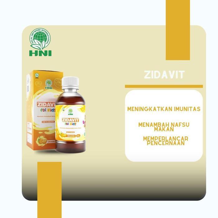 Sedia Zidafit ZIDAVIT for kids HNI AI Madu Penambah nafsu makan Bumil Busui