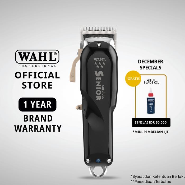 WAHL PROFESSIONAL 5 STAR SENIOR CORDLESS HAIR CLIPPER - ALAT CUKUR, ALAT CUKUR RAMBUT, MESIN POTONG