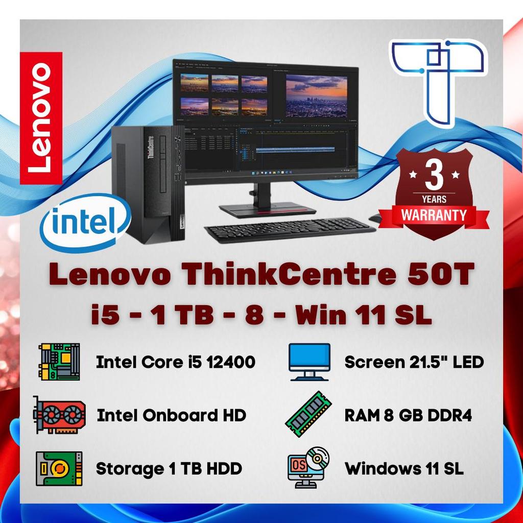 Lenovo ThinkCentre 50T PC Desktop - i5 - 1 TB - 8 GB - Windows 11 SL