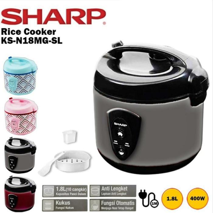 Rice Cooker Sharp Ksn 18 Mg / Sharp Magic Com 1.8 Liter Ksn-18Mg