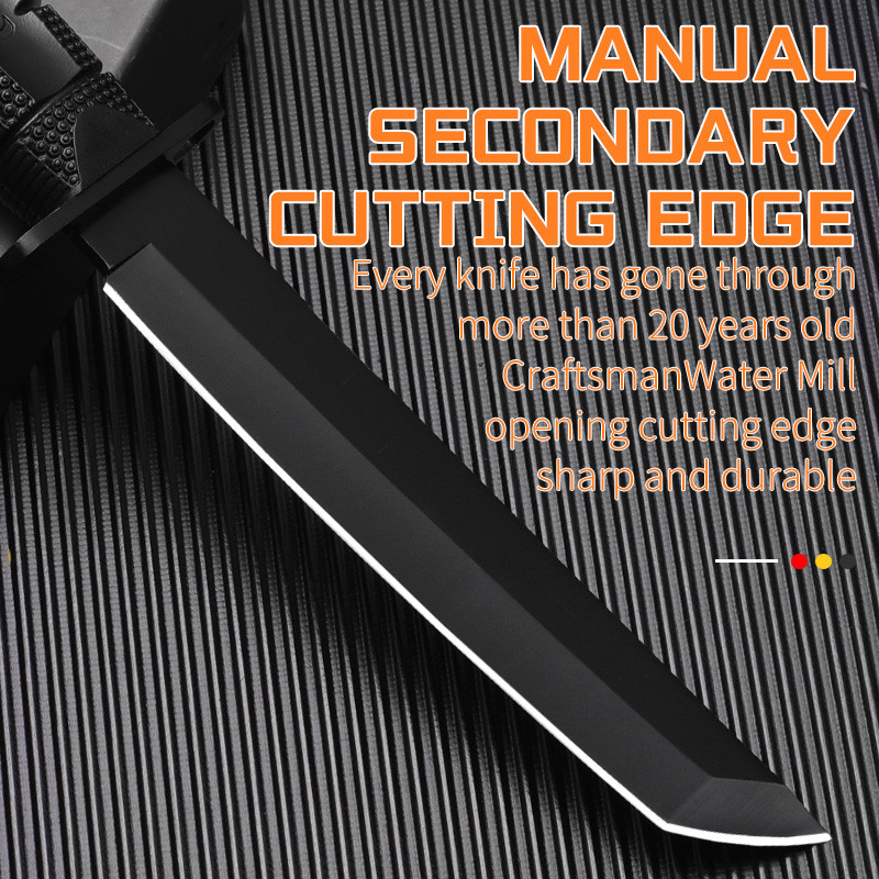 . Fixed Blade Knife Pocket Tactical Knives Survival Rescue Tools -