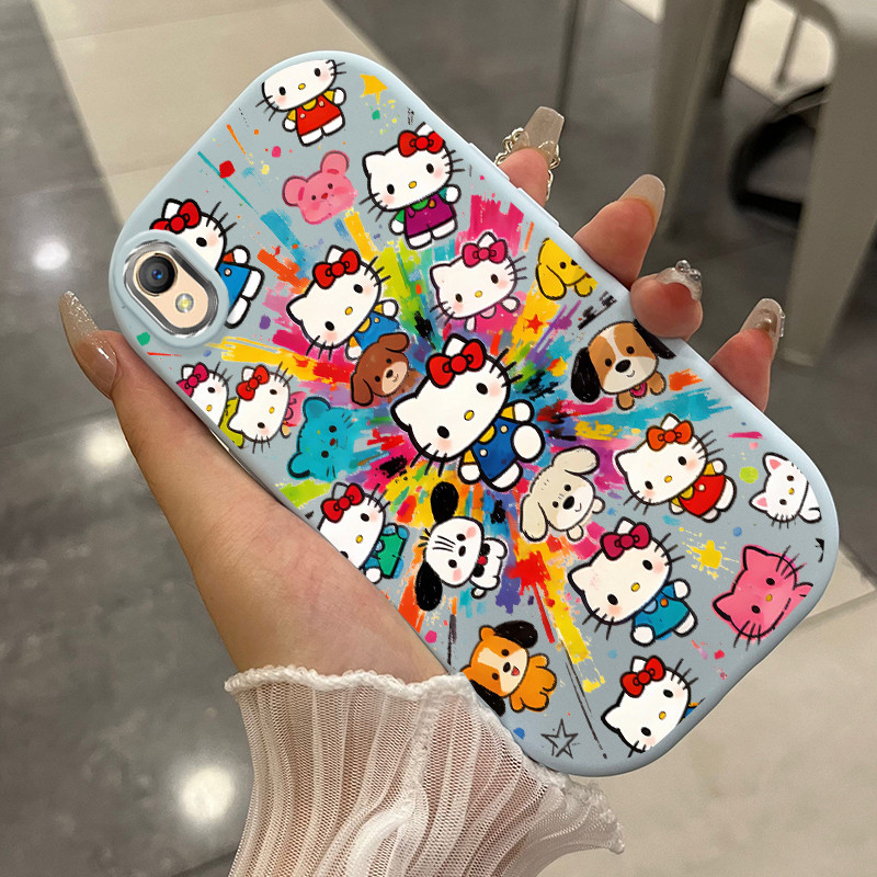 Casing Hp Untuk OPPO A37 A37F Case Casing karakter anime lucu pola Kerang gemuk ponsel HP Kasing Sil