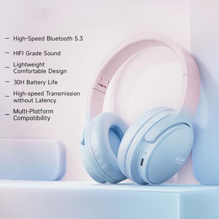 KiiP - Headphone - TH60 Headphone Bluetooth Wireless Headset