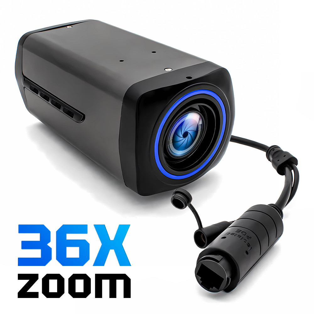 WGWK 4K 36X Zoom Camera Auto Focus H.265 Webcam Remote Control Motorized 5MP High Speed 30FPS