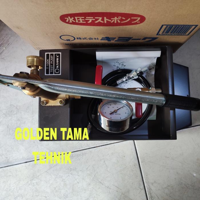Test Pump Manual KYOWA 100 BAR Test Pump KYOWA T 100K