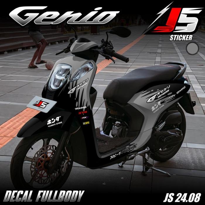 (Cod) Terbaru Sticker Decal Full Body Motor Honda Genio 2019 2020 2021 2022 2023 2024 Sticker Genio