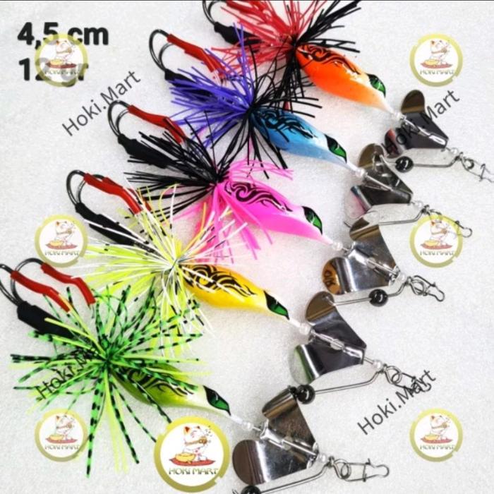 Umpan Casting Slash Bait oncak dan tetrabuzz clicker oncak/ Slater / Buzz Bait ONCAK