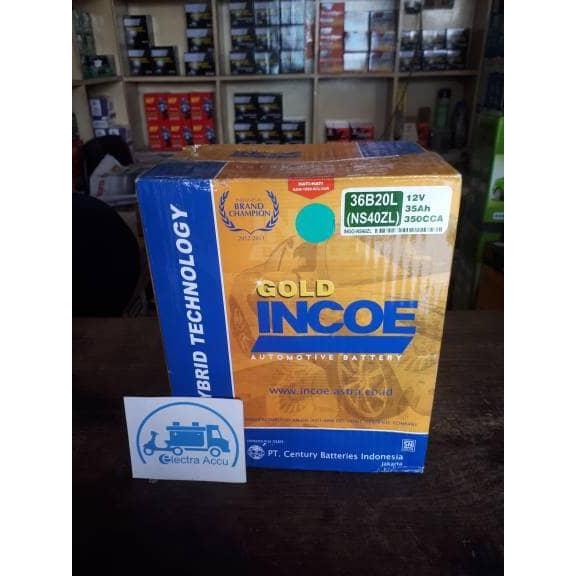 Aki mobil Incoe NS40ZL (aki basah)