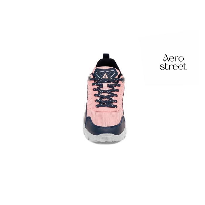 Aerostreet Lc Trex Sepatu Outdoor Sneakers Wanita Pria 37-41 Abu Biru Tua Merah Muda Hiking Ringan