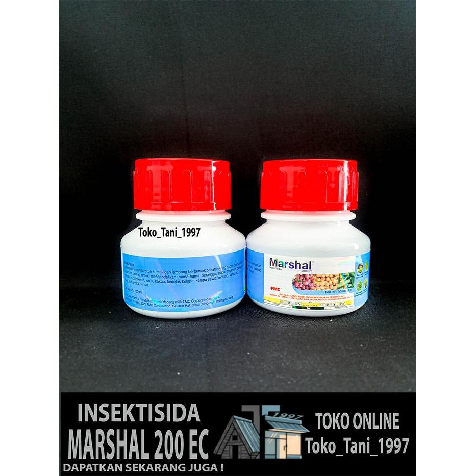 asyifashops Marshal 200 EC 100ml - Insektisida & Akarisida Sistemik Pembasmi Hama Ulat & Kutu Daun